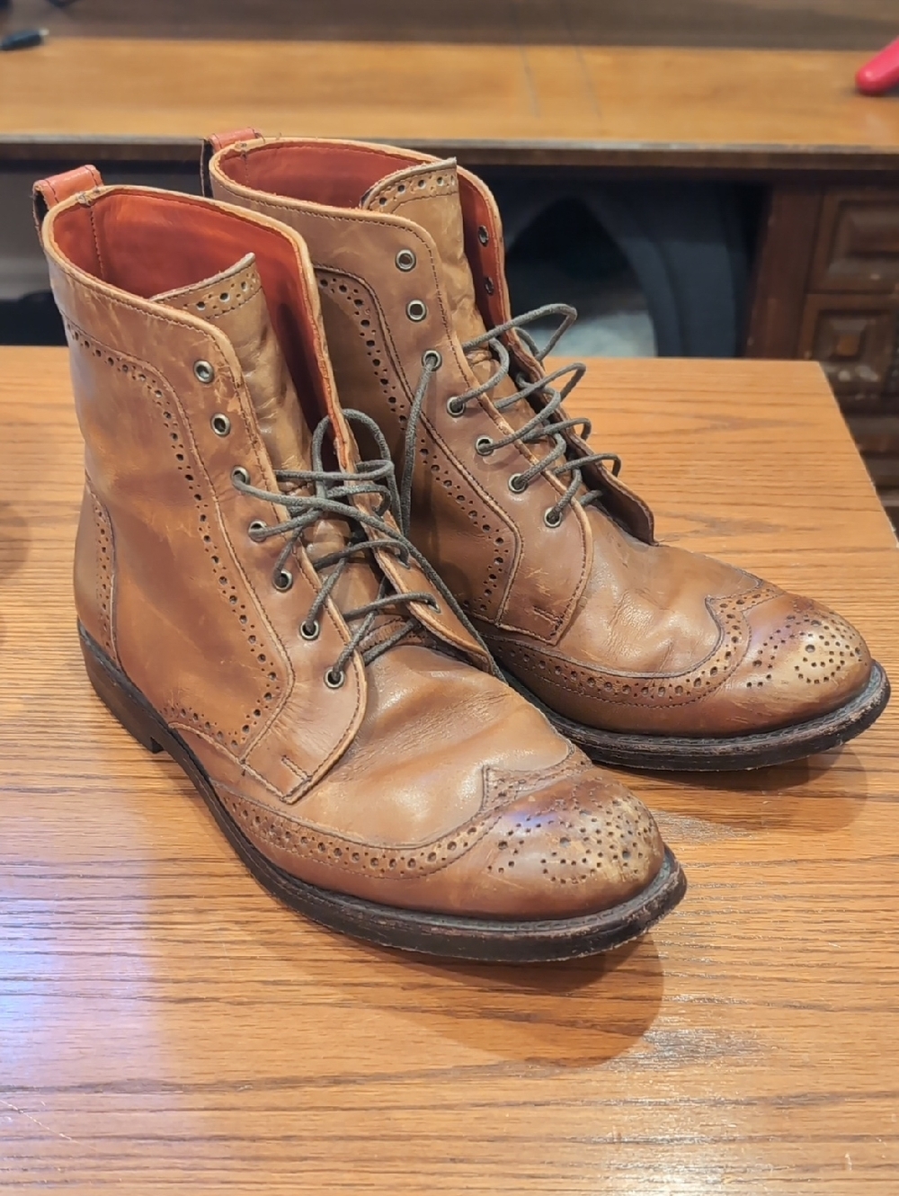 Allen Edmonds Dalton Wingtip Heritage Boots